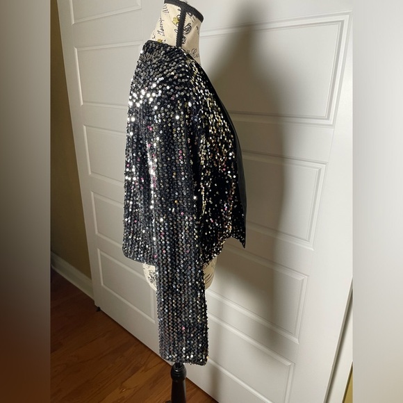 Southern Fried Chics sequin jacket bolero cardigan - Picture 2 of 7